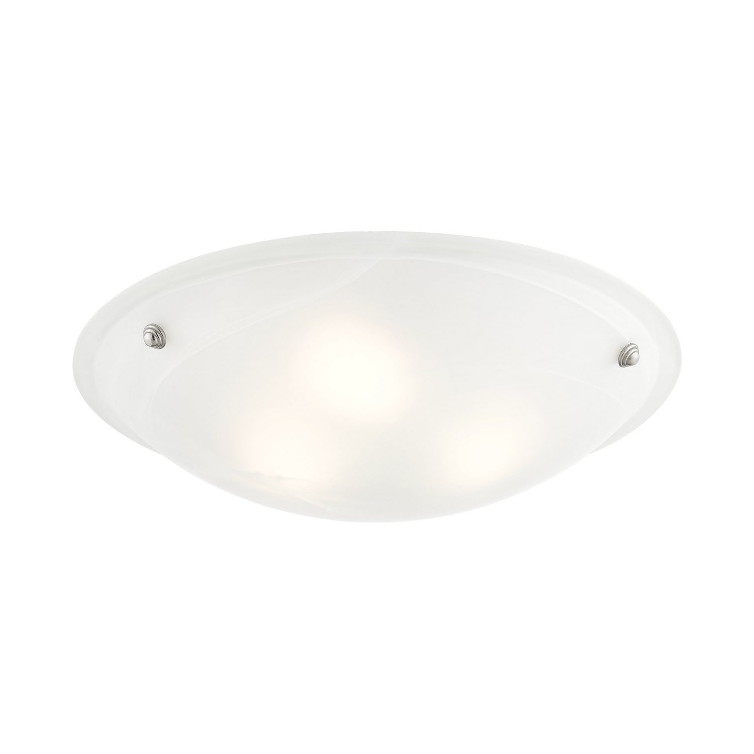 Livex Lighting - 4274-91 - Three Light Ceiling Mount - Oasis - Brushed Nickel