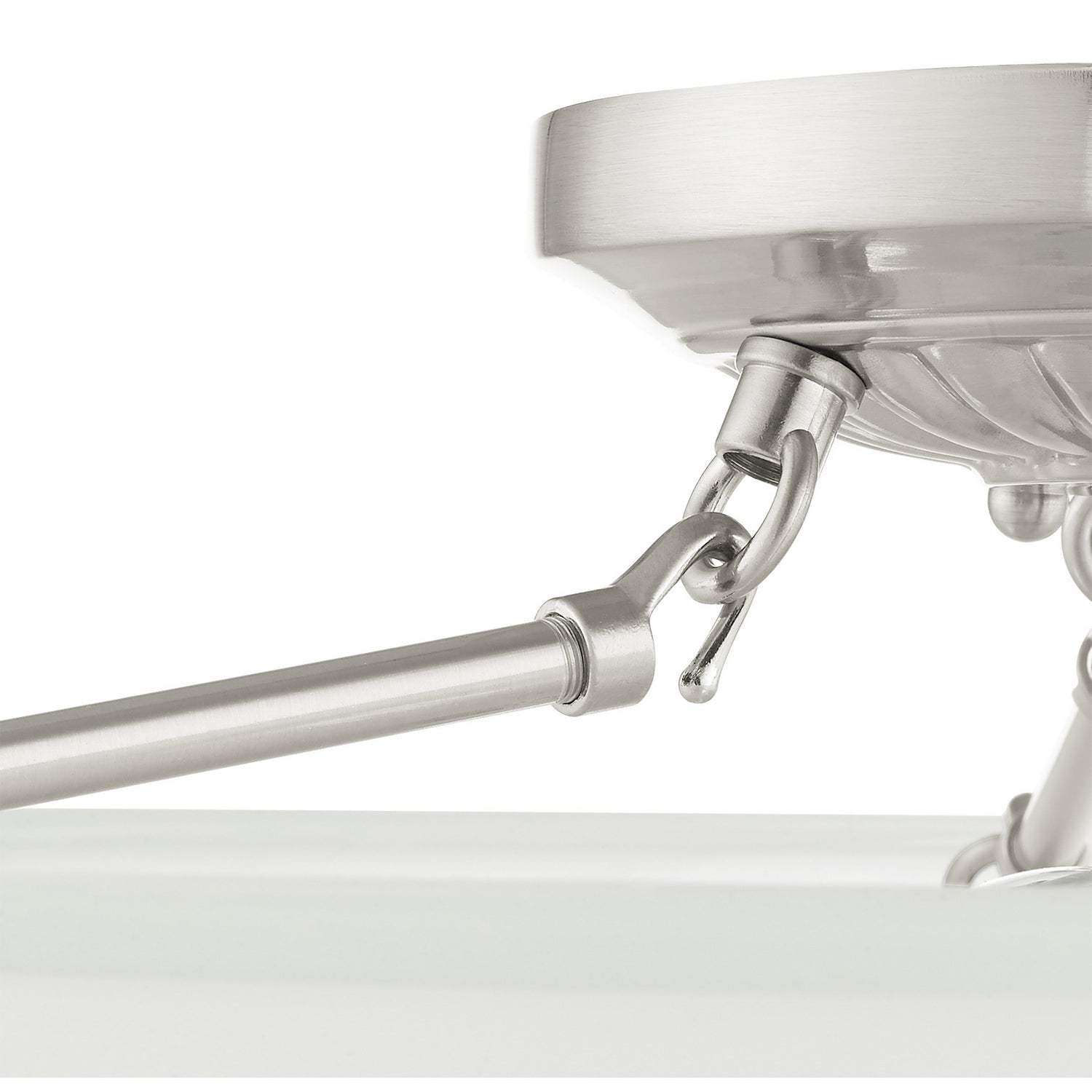Livex Lighting - 4274-91 - Three Light Ceiling Mount - Oasis - Brushed Nickel