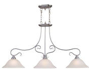 Livex Lighting - 6108-91 - Three Light Island Pendant - Coronado - Brushed Nickel