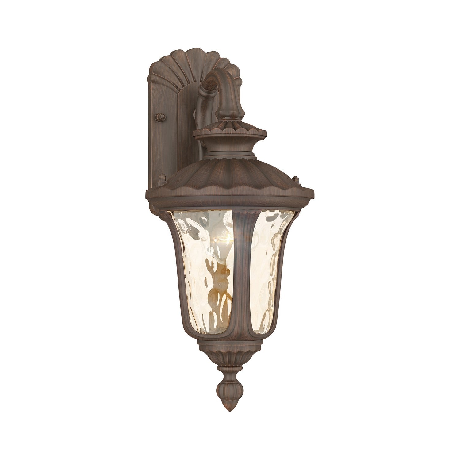 Livex Lighting - 7651-58 - One Light Outdoor Wall Lantern - Oxford - Hand Applied Imperial Bronze