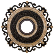 Minka Aire - CM7022-STW - Ceiling Fan Medallion - Napoli - Sterling Walnut