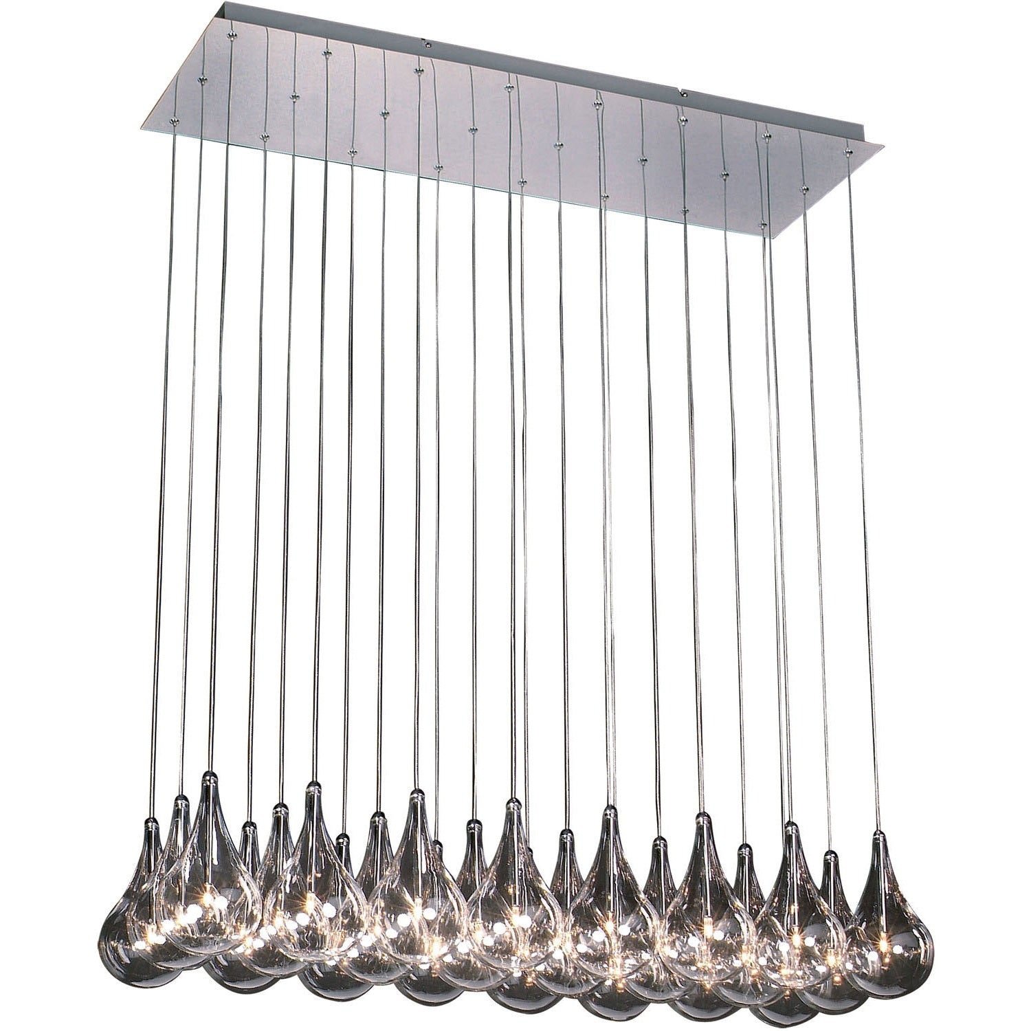 ET2 - E20118-18 - LED Pendant - Larmes - Polished Chrome