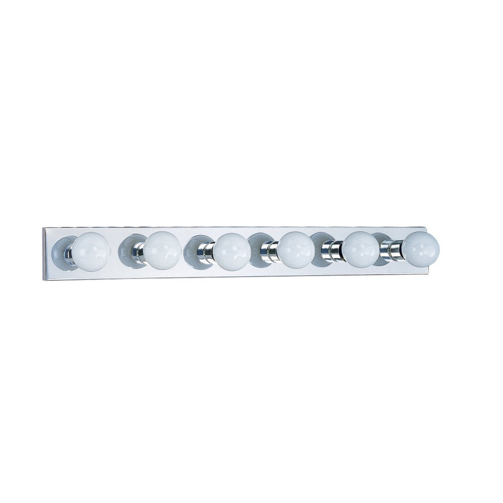 Generation Lighting - 4739-05 - Six Light Wall / Bath - Center Stage - Chrome