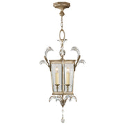 Fine Art Handcrafted Lighting - 705440ST - Three Light Lantern - Beveled Arcs - Silver