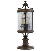 Fine Art Handcrafted Lighting - 559483ST - Four Light Outdoor Pier/Post Mount - Louvre - Bronze