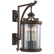 Fine Art Handcrafted Lighting - 538481ST - Four Light Outdoor Wall Mount - Louvre - Bronze