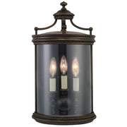 Fine Art Handcrafted Lighting - 539081ST - Three Light Outdoor Coupe - Louvre - Bronze