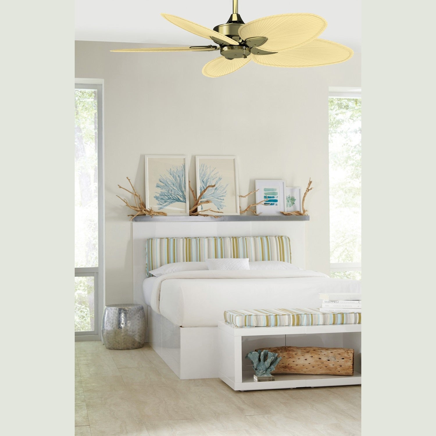 Fanimation - FP7500AB - 52"Ceiling Fan - Windpointe - Antique Brass