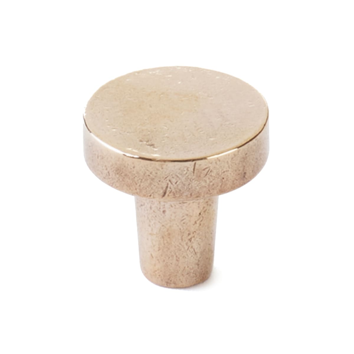 Turno 1-1/4" Solid Bronze Modern Rustic Disc Mushroom Luxury Cabinet Knob / Drawer Knob