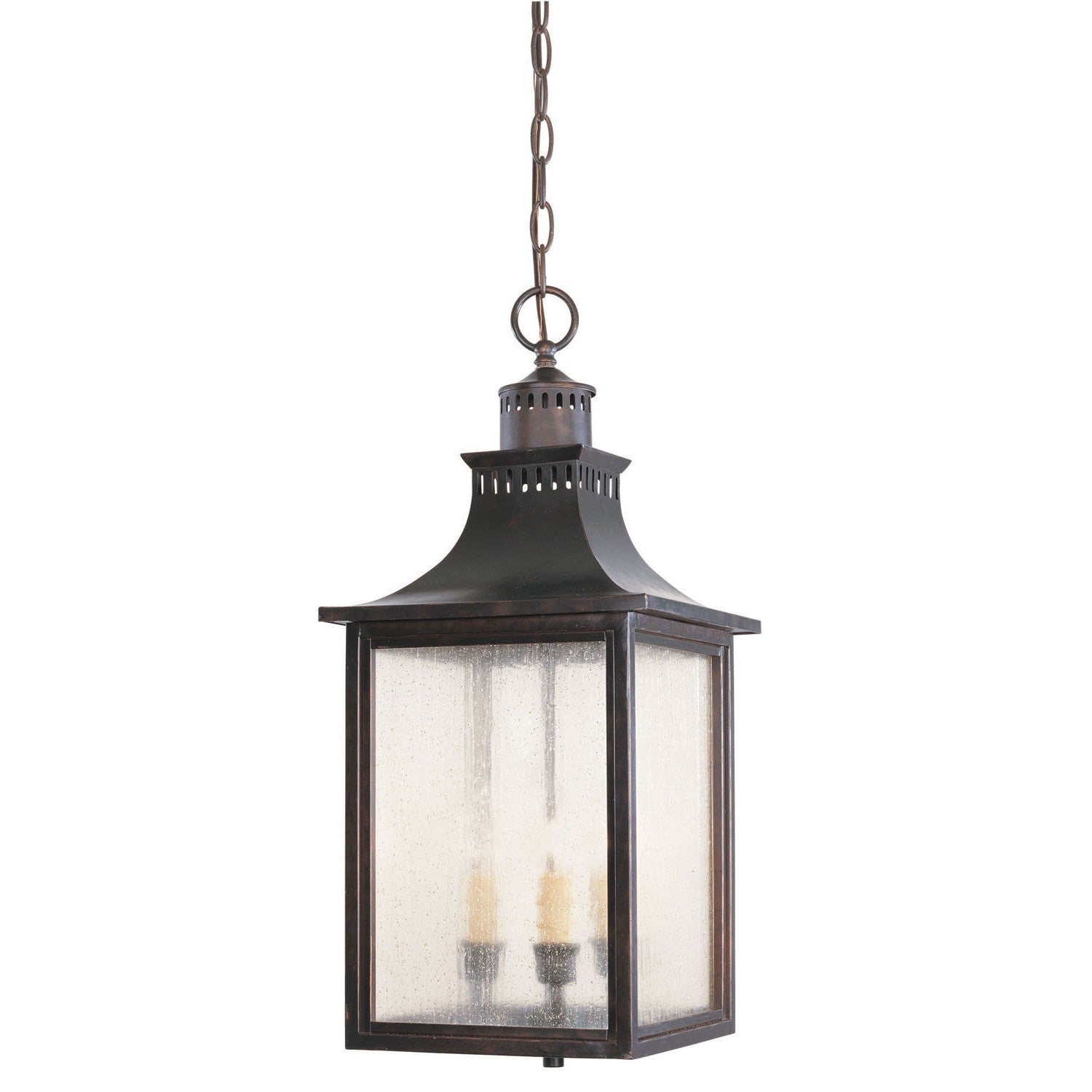 Savoy House - 5-256-13 - Three Light Hanging Lantern - Monte Grande - English Bronze