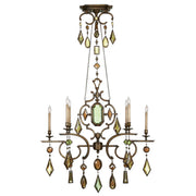 Fine Art Handcrafted Lighting - 708940-1ST - Six Light Chandelier - Encased Gems - Bronze