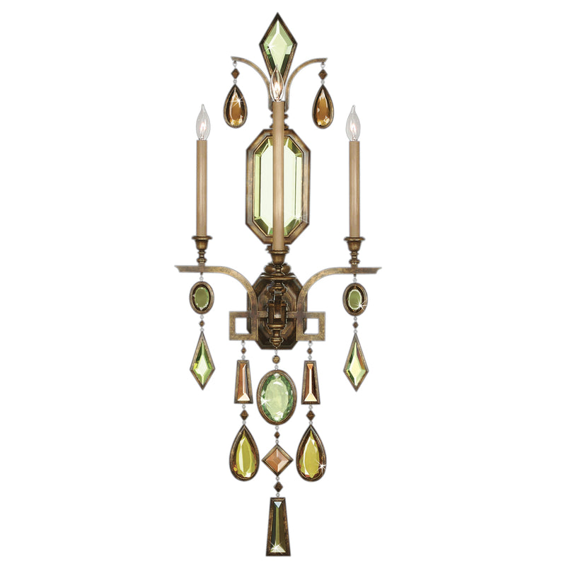 Fine Art Handcrafted Lighting - 710450-1ST - Three Light Wall Sconce - Encased Gems - Bronze