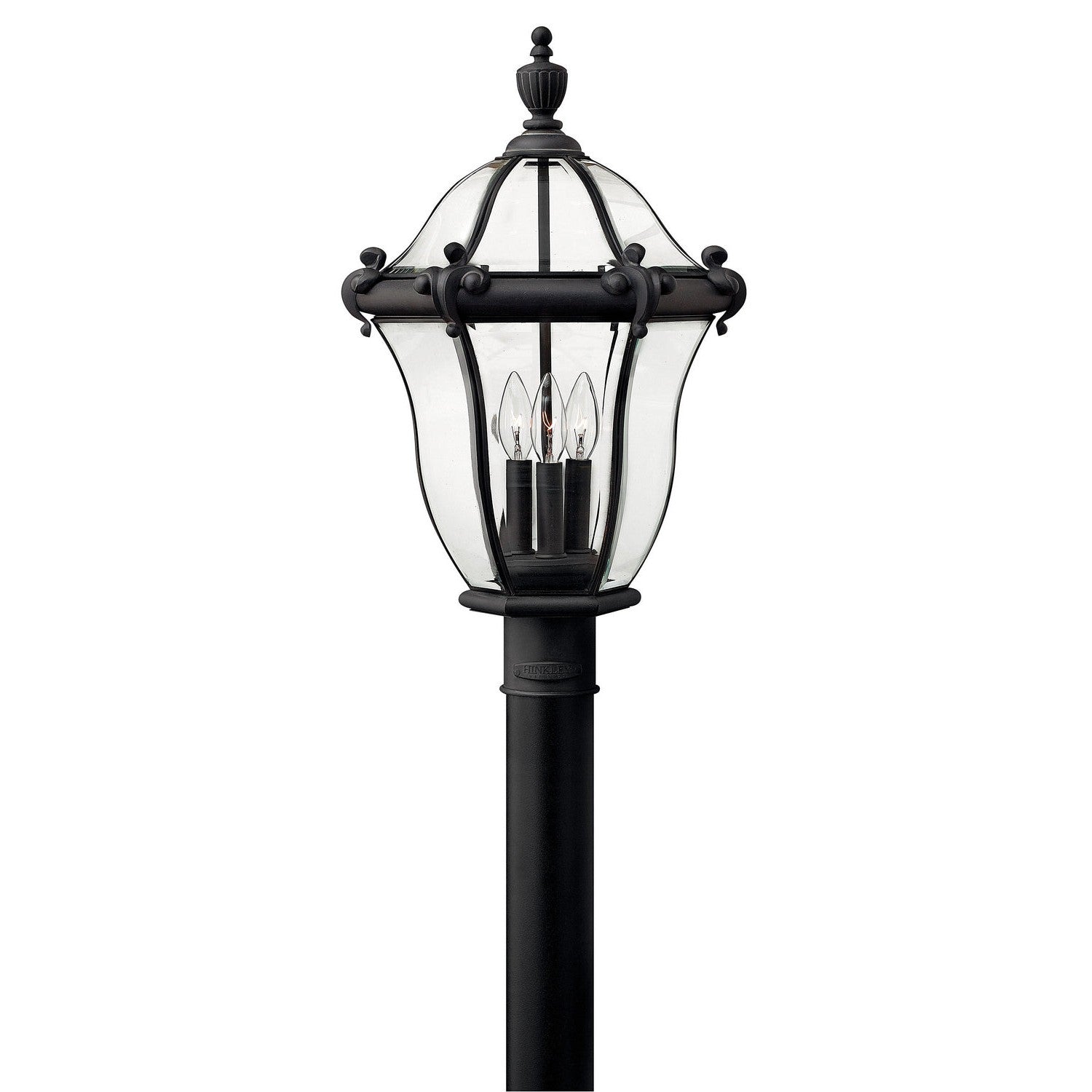 Hinkley - 2441MB - LED Post Top/ Pier Mount - San Clemente - Museum Black