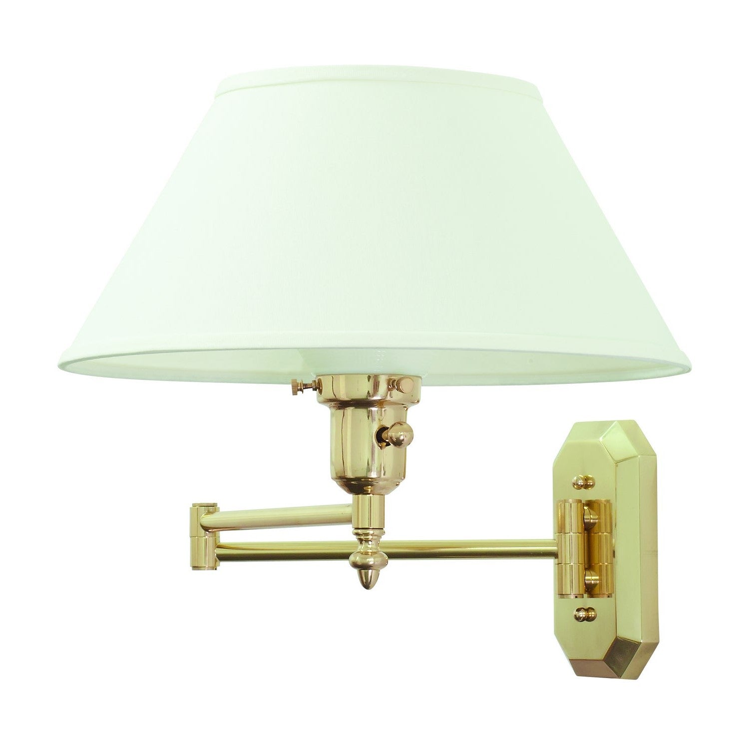 House of Troy - WS-704 - One Light Wall Sconce - Wall Swing - Polished Brass