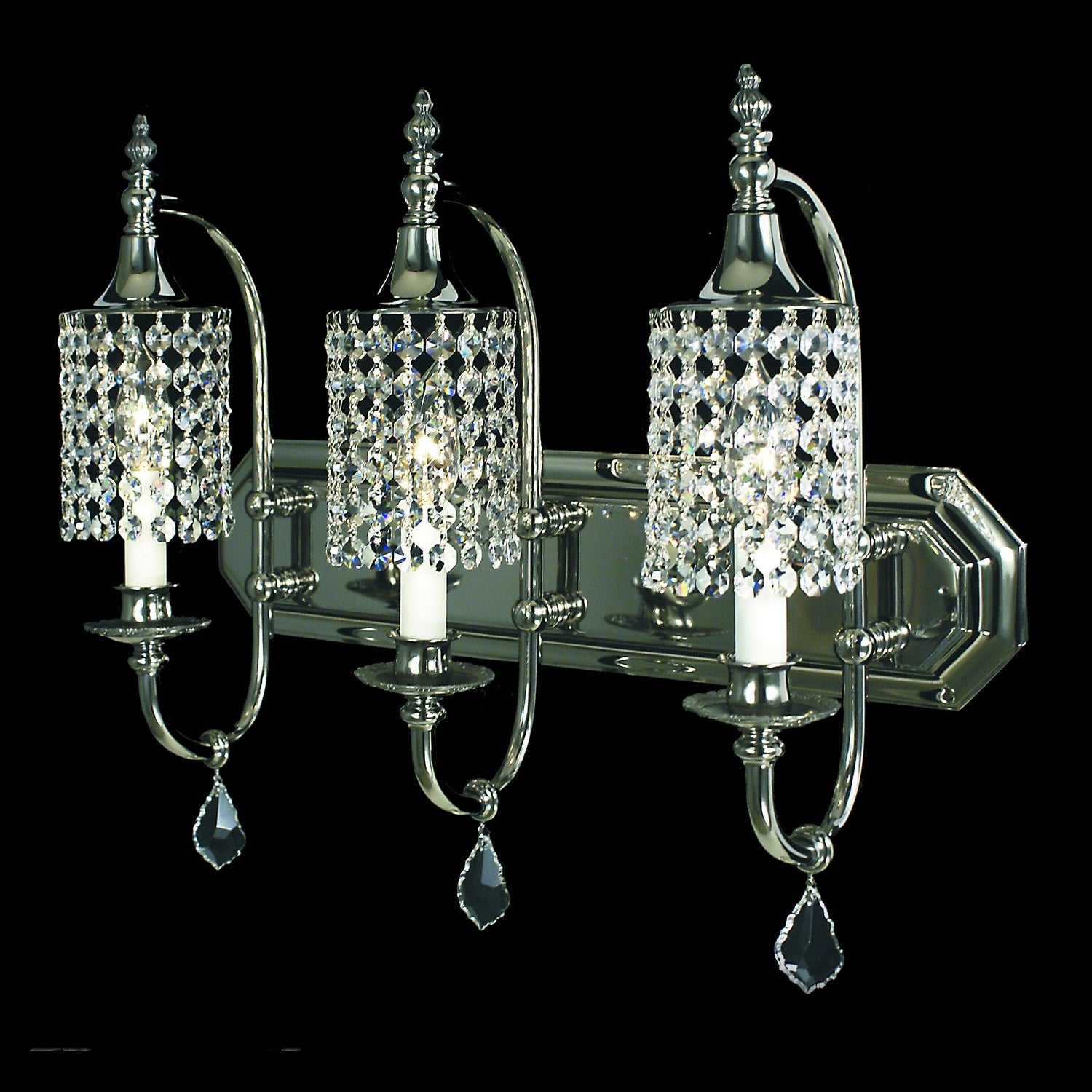 Framburg - 2049 PS - Three Light Chandelier - Princessa - Polished Silver