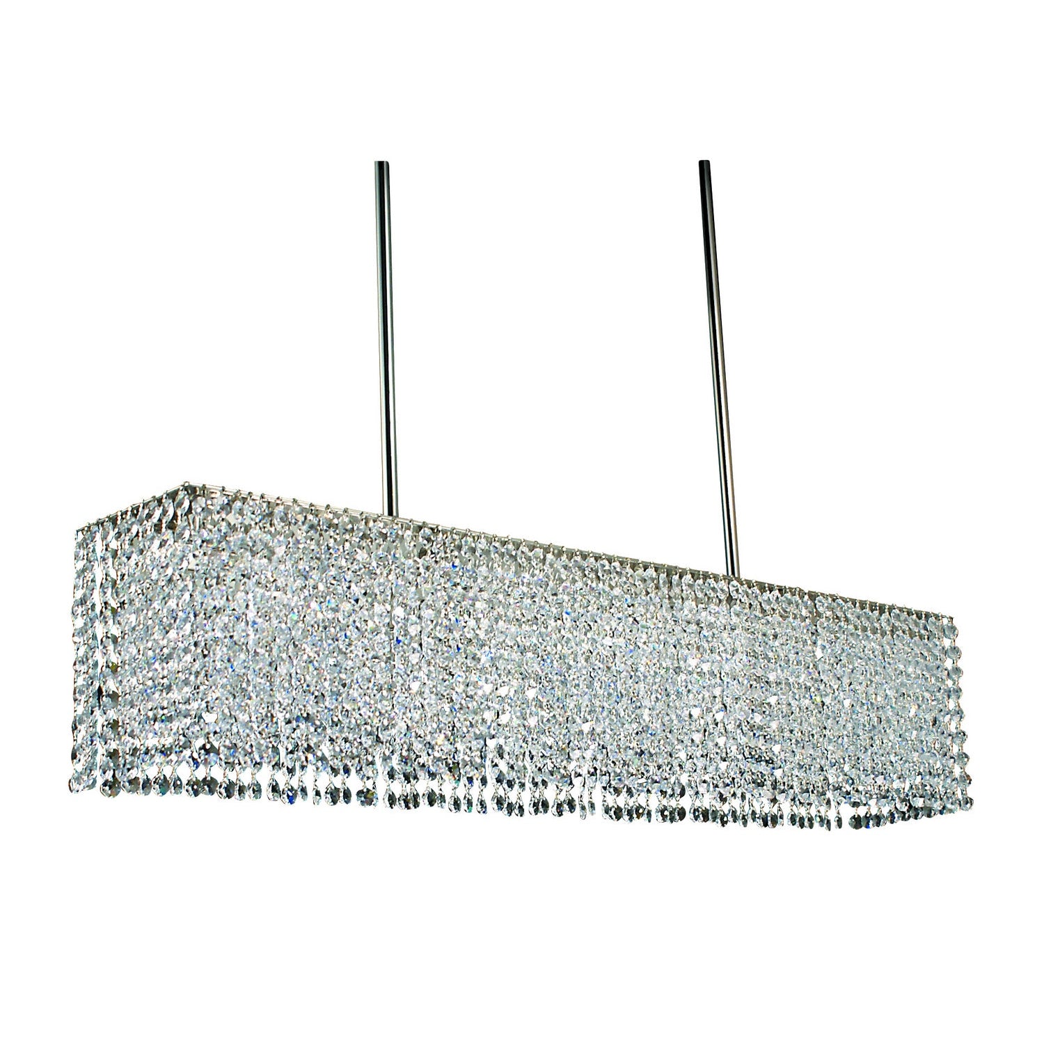 Framburg - 2048 PS - Four Light Island Chandelier - Princessa - Polished Silver