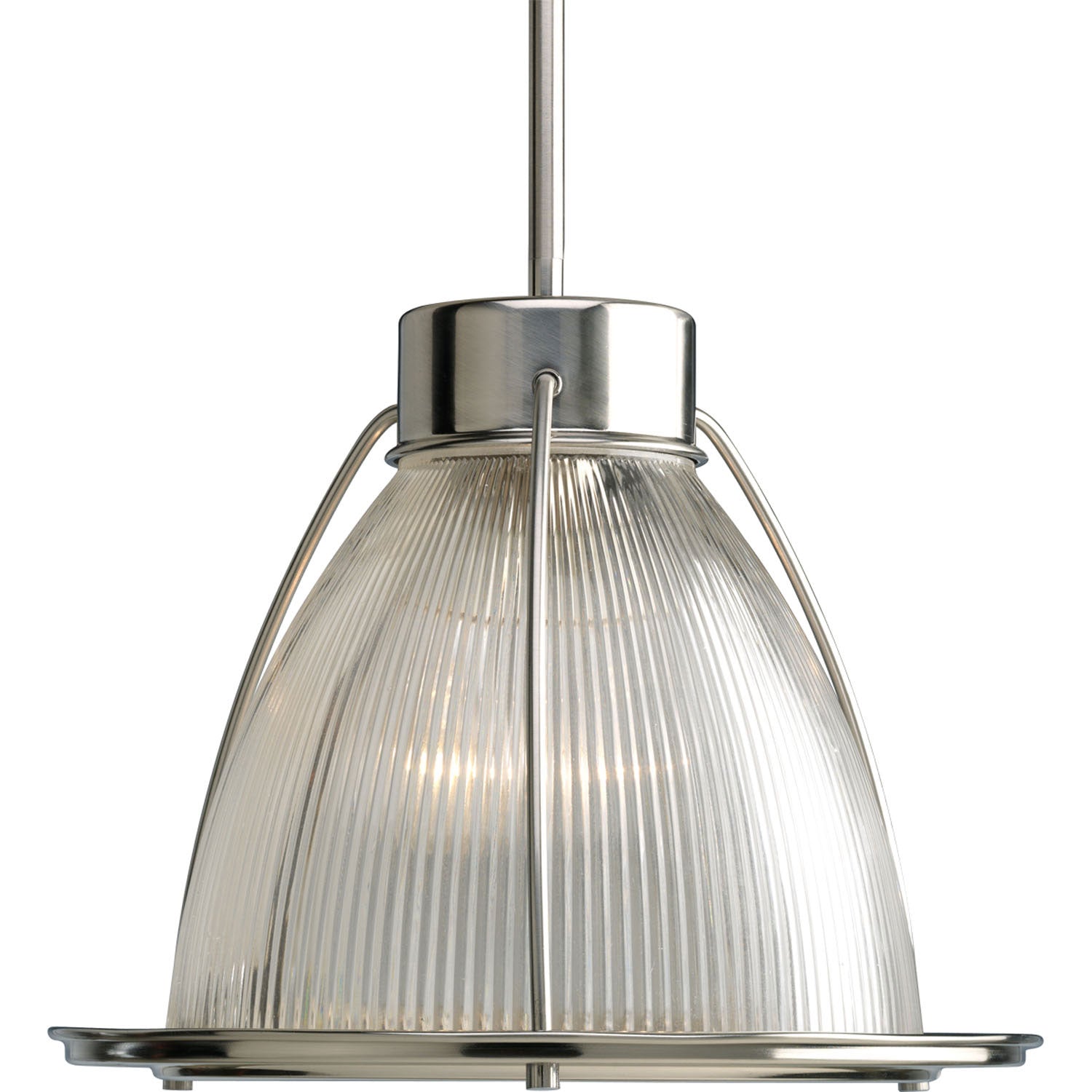 Progress Lighting - P5182-09 - One Light Pendant - Prismatic - Brushed Nickel