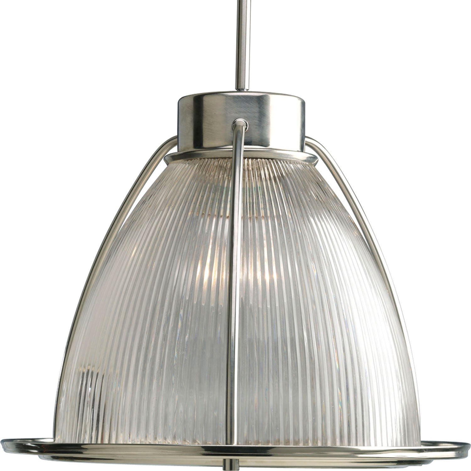 Progress Lighting - P5183-09 - One Light Pendant - Prismatic - Brushed Nickel