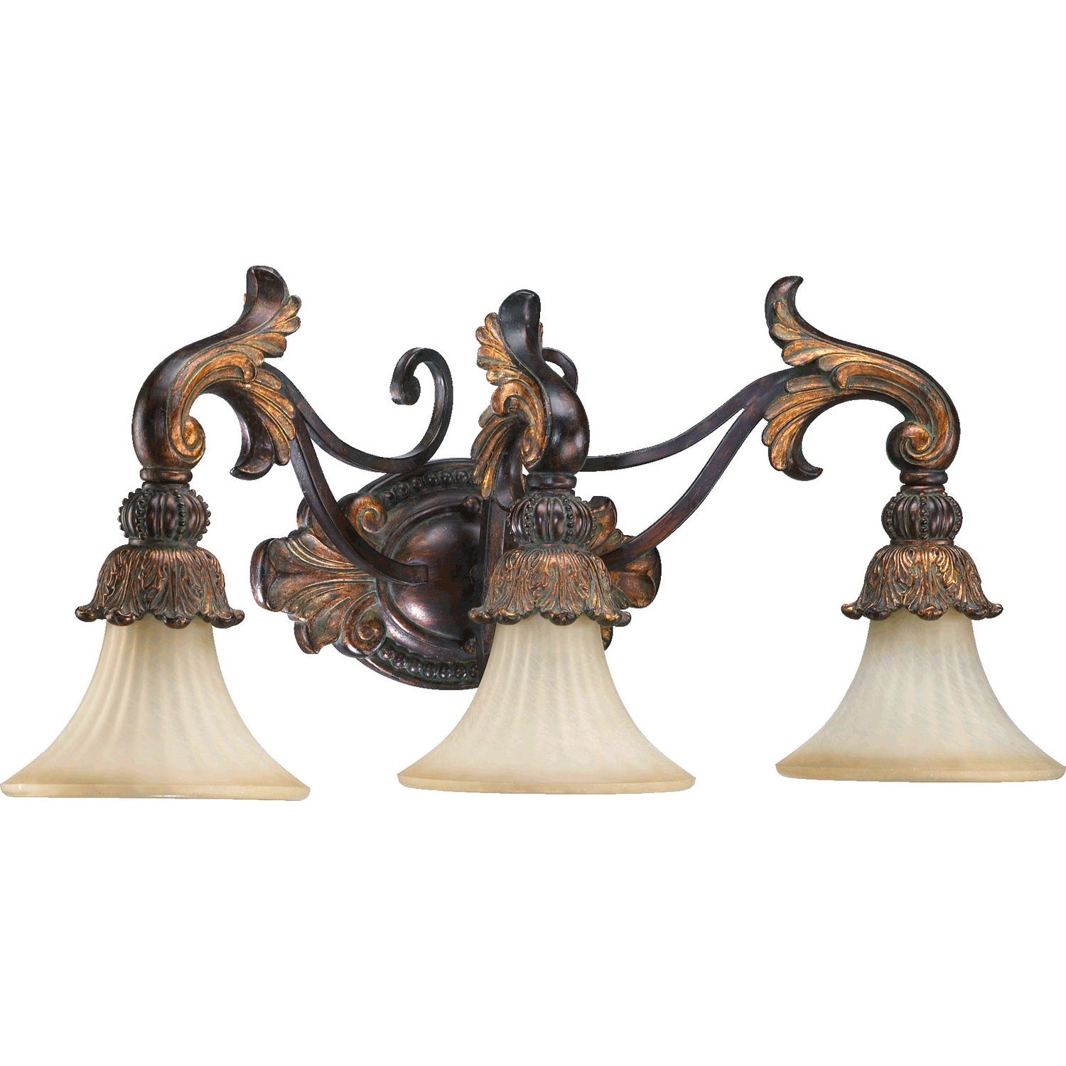 Quorum - 5230-3-88 - Three Light Vanity - Madeleine - Corsican Gold