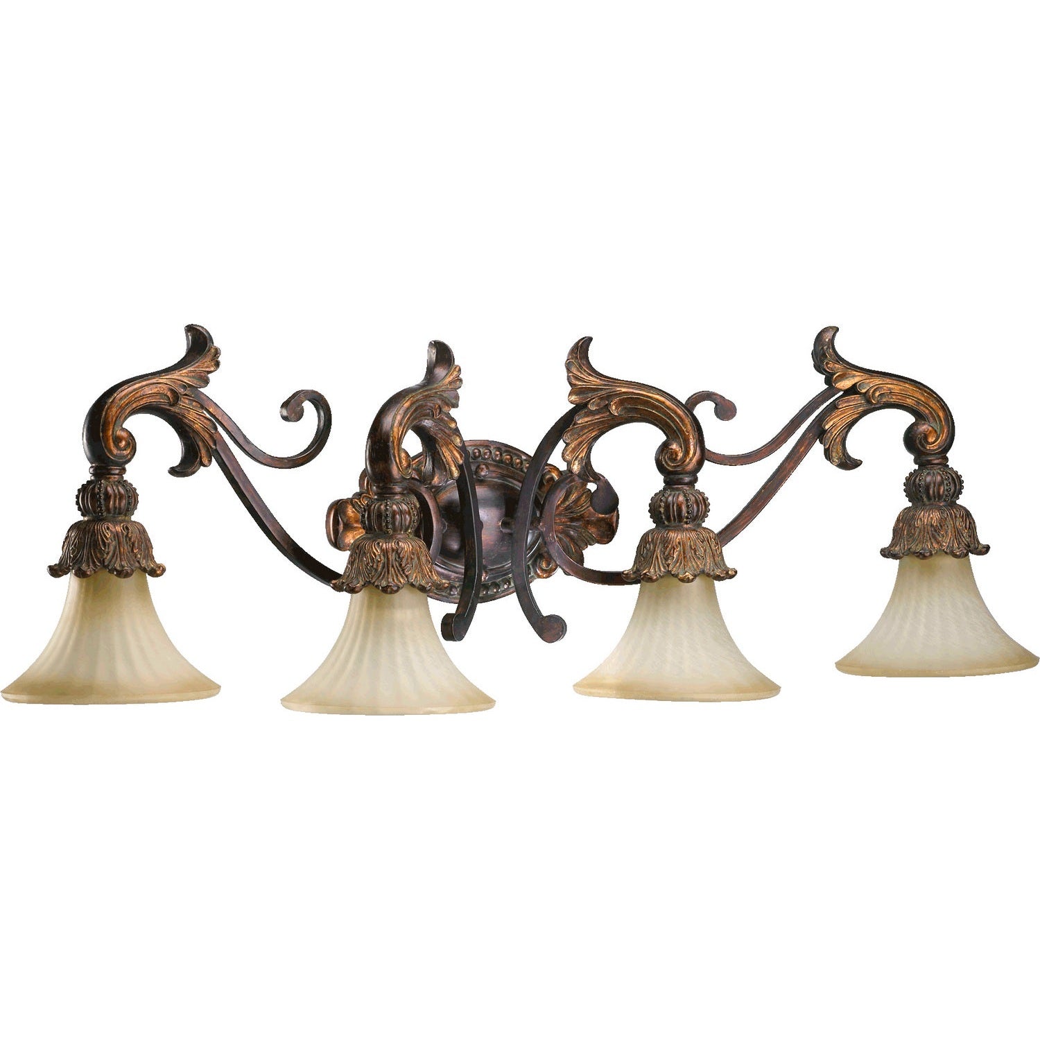 Quorum - 5230-4-88 - Four Light Vanity - Madeleine - Corsican Gold