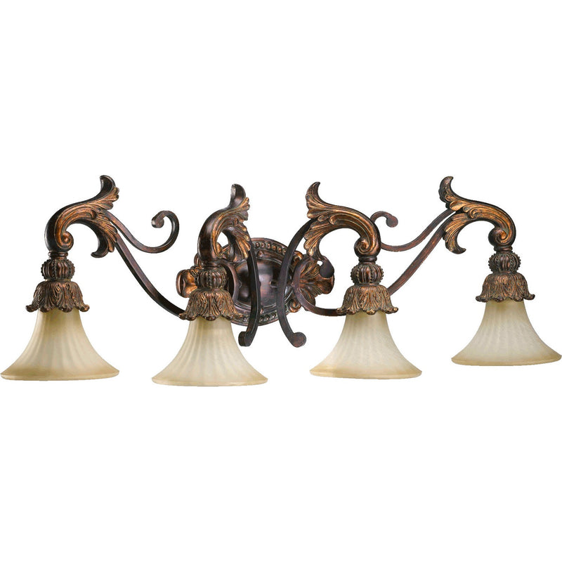 Quorum - 5230-4-88 - Four Light Vanity - Madeleine - Corsican Gold