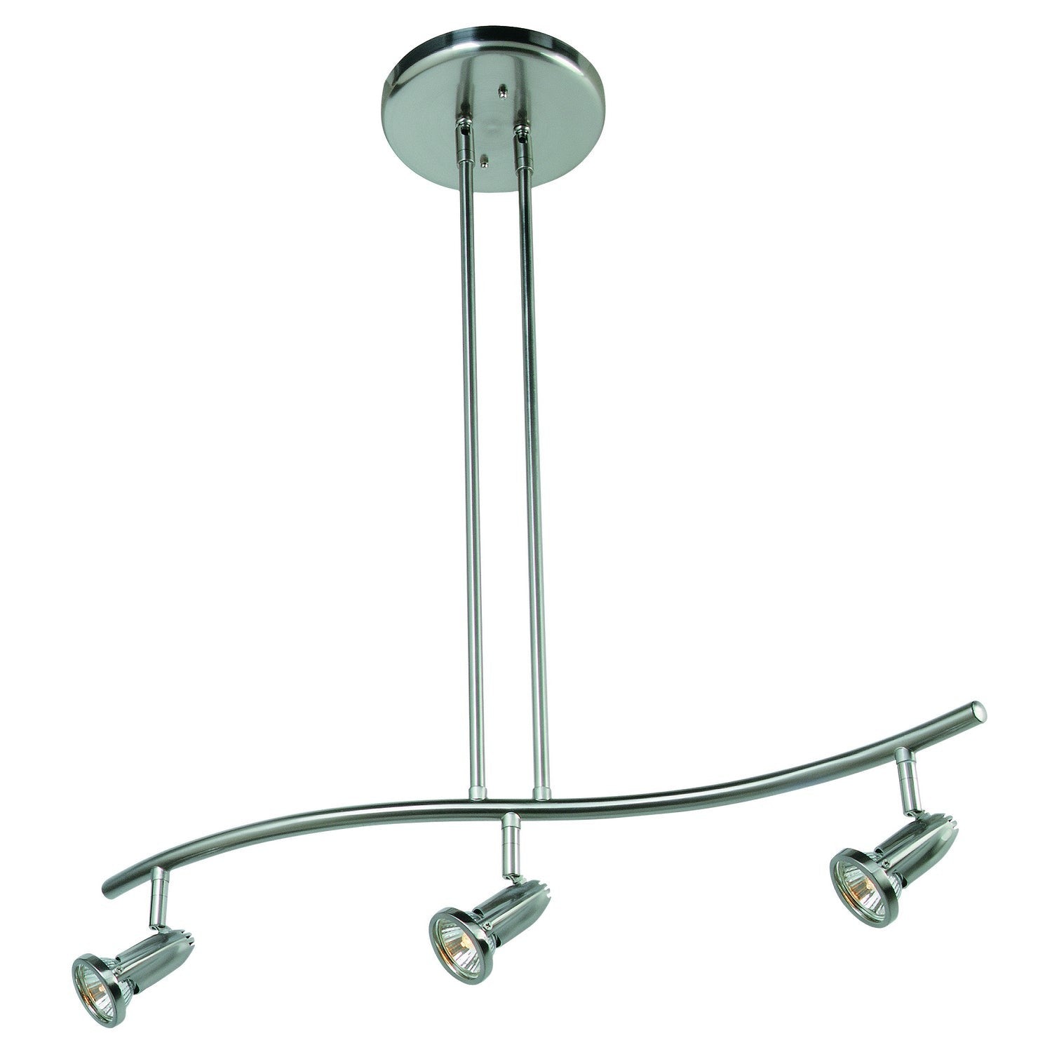 Access - 52205-BS - Three Light Pendant - Cobra - Brushed Steel
