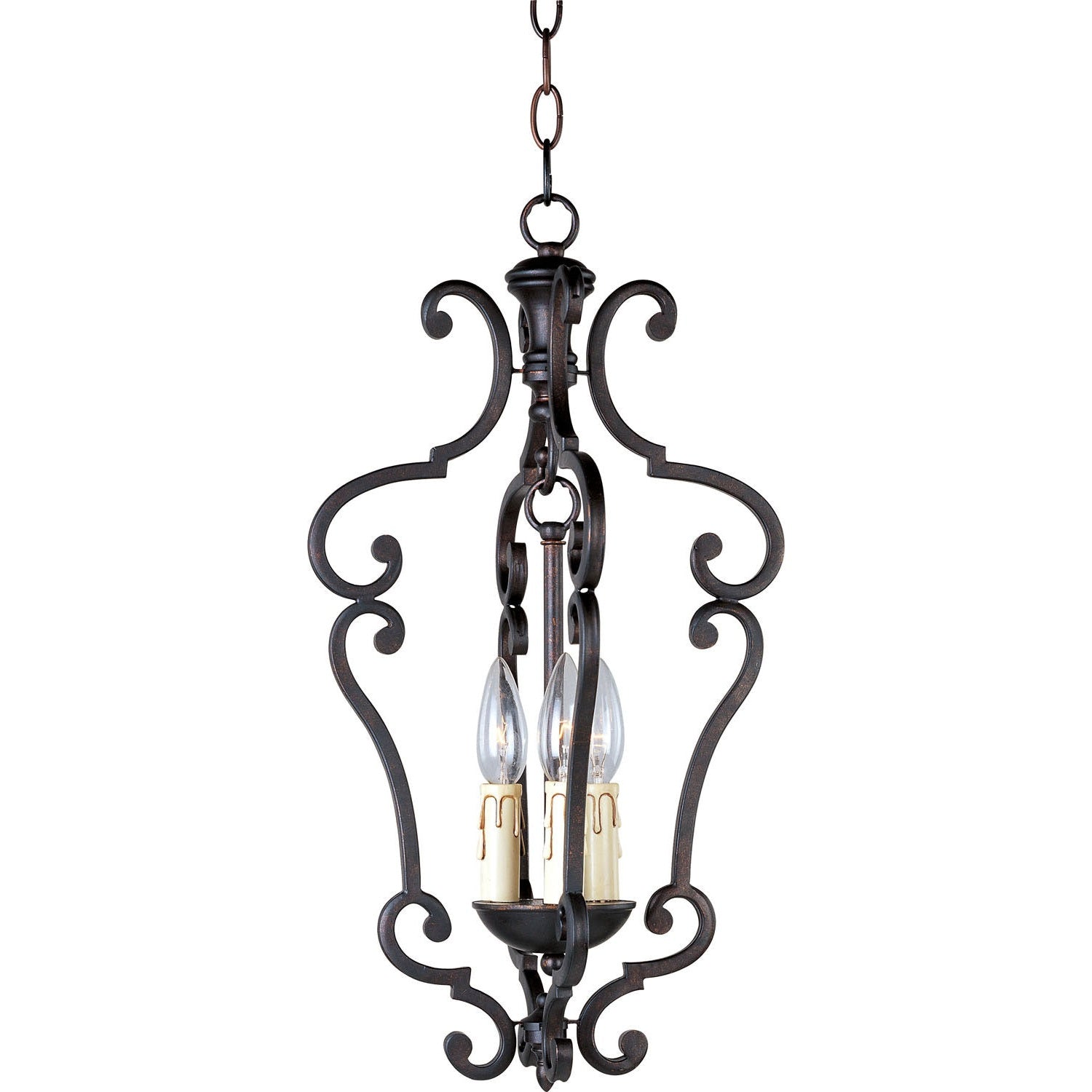 Maxim - 20742CU - Three Light Entry Foyer Pendant - Richmond - Colonial Umber