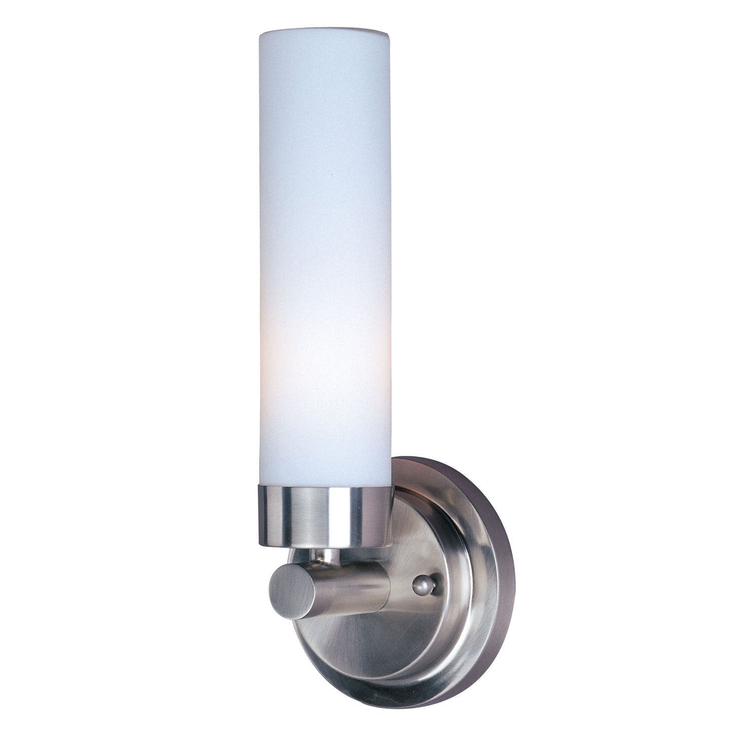 Maxim - 53006WTSN - One Light Wall Sconce - Cilandro - Satin Nickel