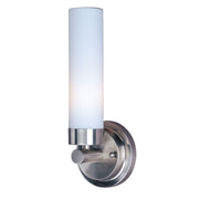Maxim - 53006WTSN - One Light Wall Sconce - Cilandro - Satin Nickel