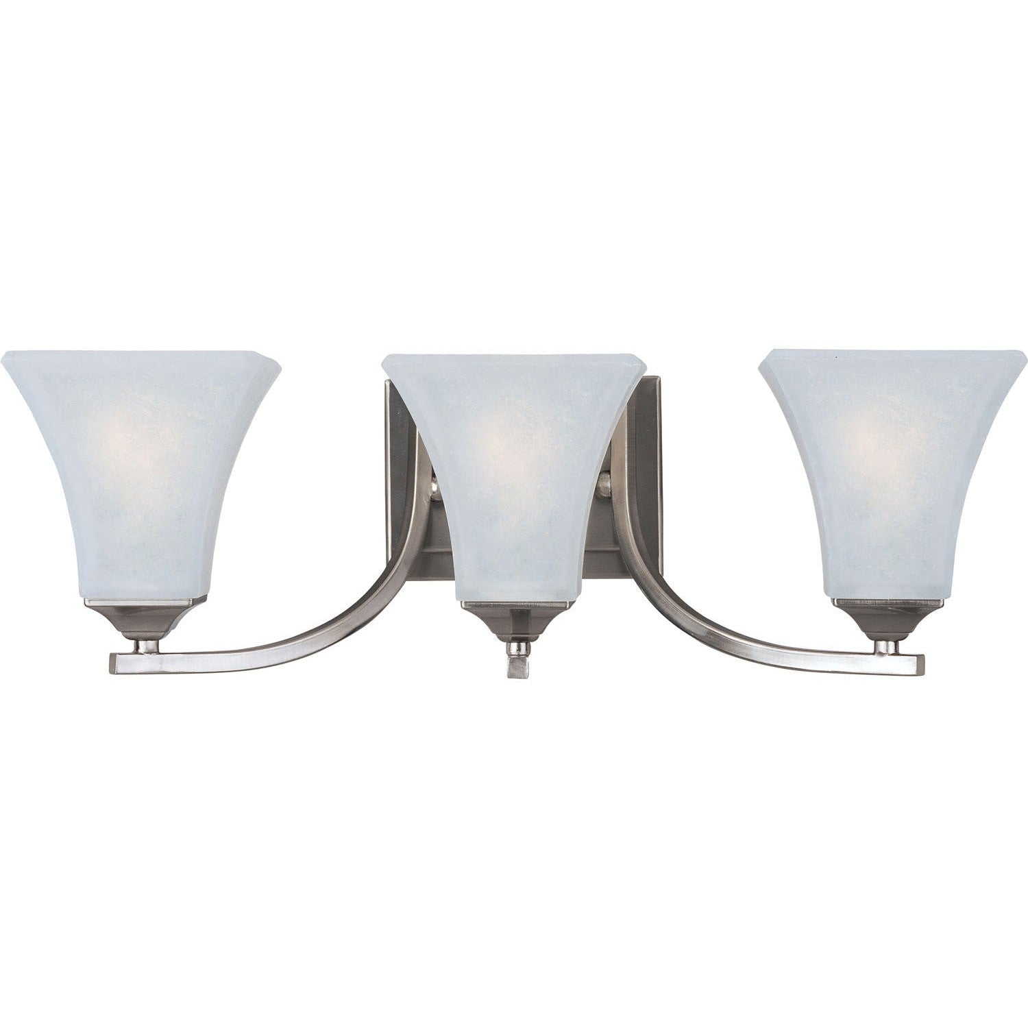Maxim - 20100FTSN - Three Light Bath Vanity - Aurora - Satin Nickel