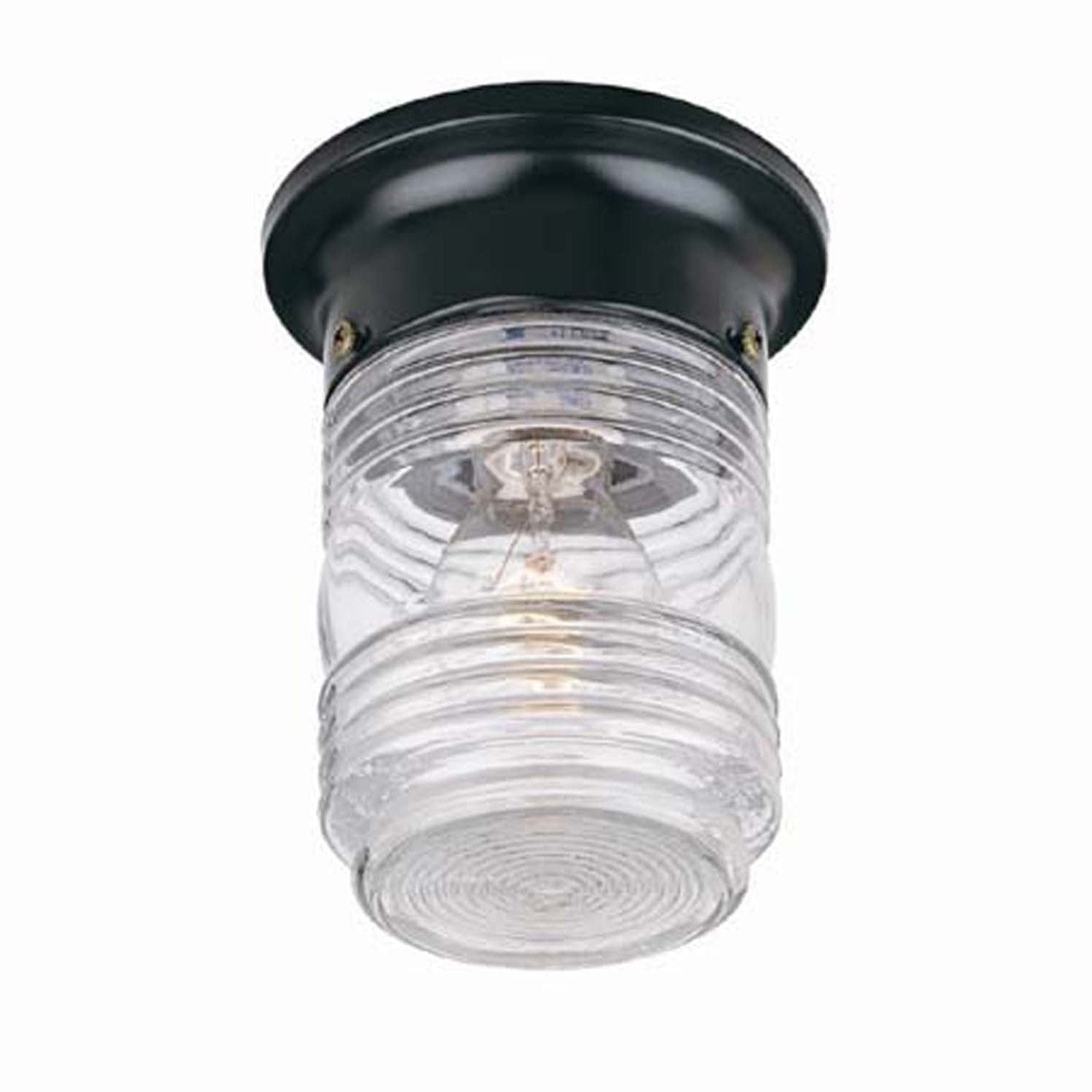 Acclaim Lighting - 101BK - One Light Ceiling Mount - Builders` Choice - Matte Black