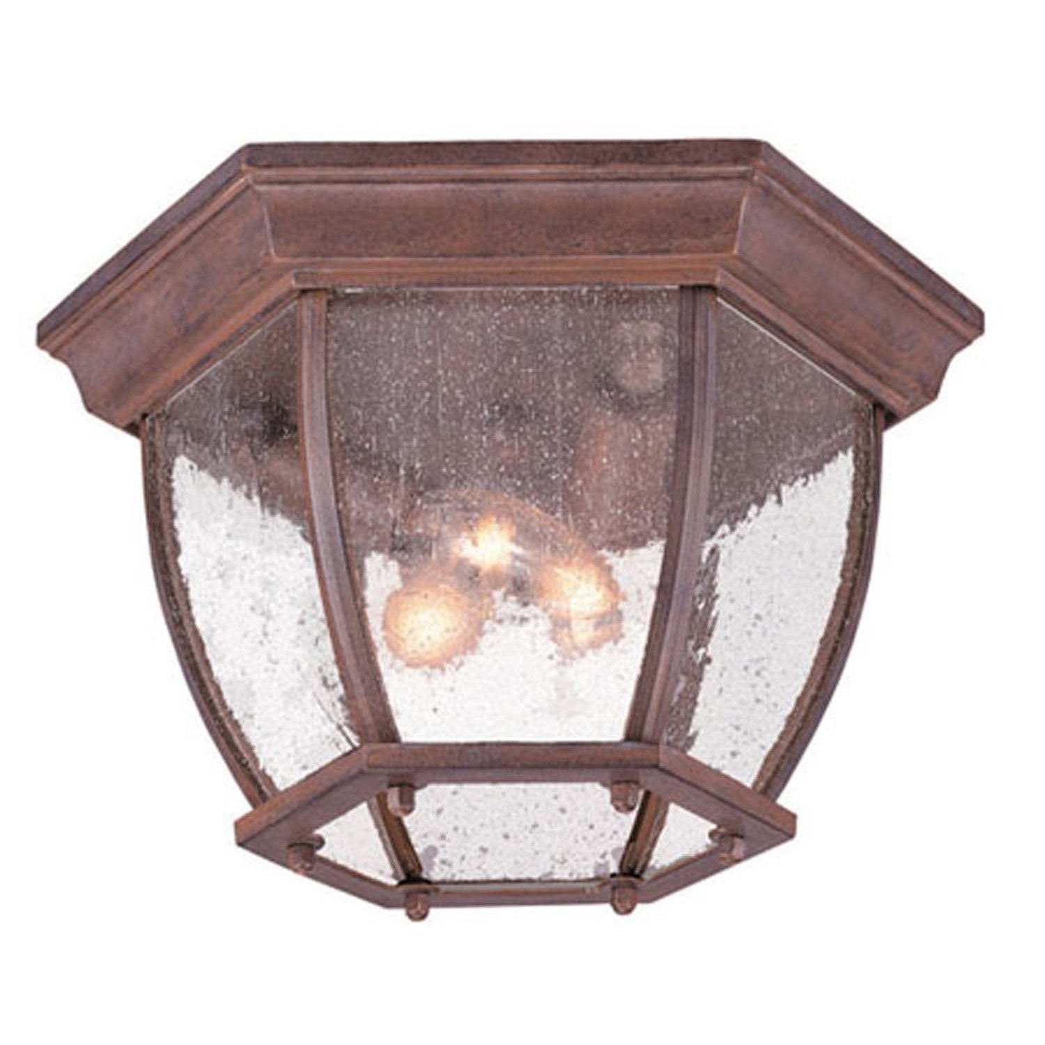 Acclaim Lighting - 5602BW/SD - Three Light Flushmount - Flushmounts - Burled Walnut