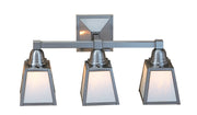 Arroyo - AS-3EWO-P - Three Light Wall Mount - A-Line - Pewter