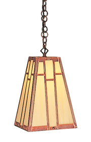 Arroyo - AH-8TN-RC - One Light Pendant - Asheville - Raw Copper