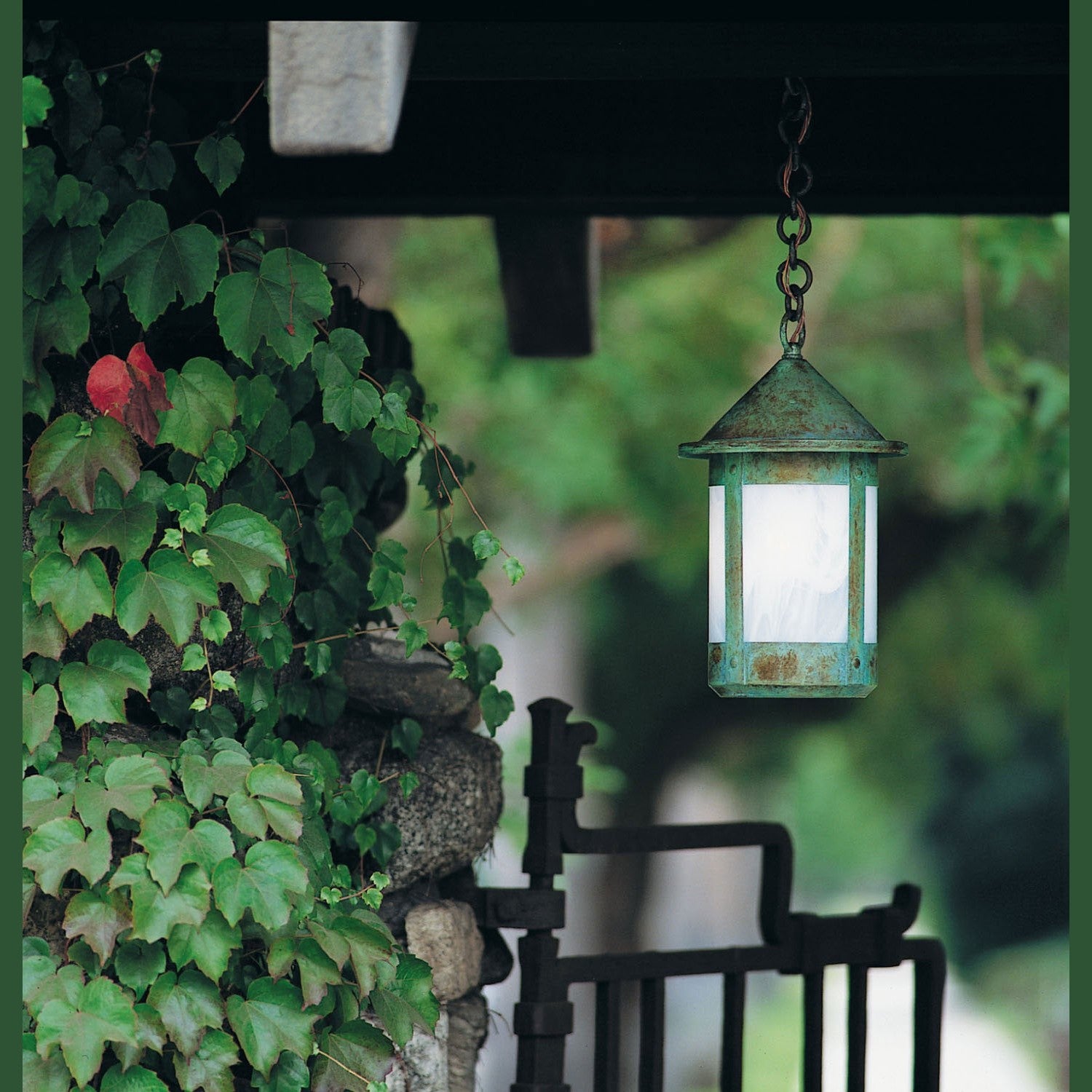 Arroyo - BH-8WO-VP - One Light Pendant - Berkeley - Verdigris Patina