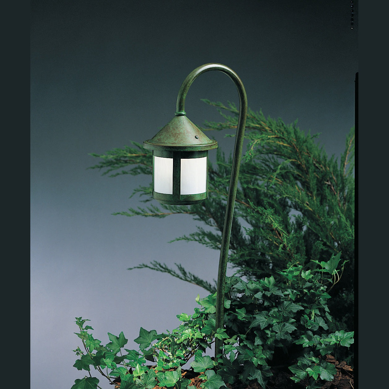Arroyo - LV36-B6SWO-VP - One Light Stem Mount - Berkeley - Verdigris Patina