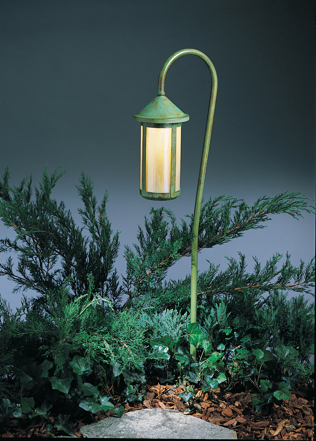 Arroyo - LV36-B6LGW-VP - One Light Low Voltage Fixture - Berkeley - Verdigris Patina
