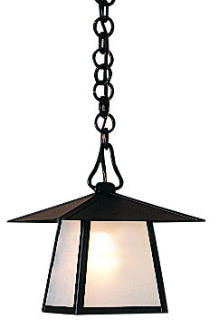 Arroyo - CH-8EF-BK - One Light Pendant - Carmel - Satin Black