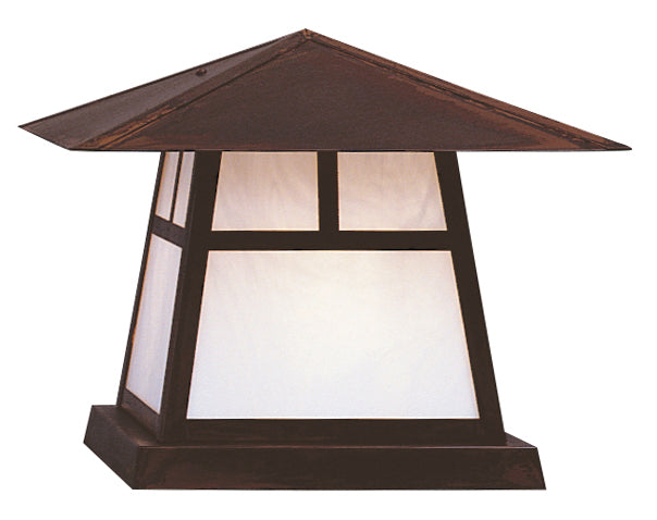 Arroyo - CC-15TWO-BZ - One Light Column Mount - Carmel - Bronze