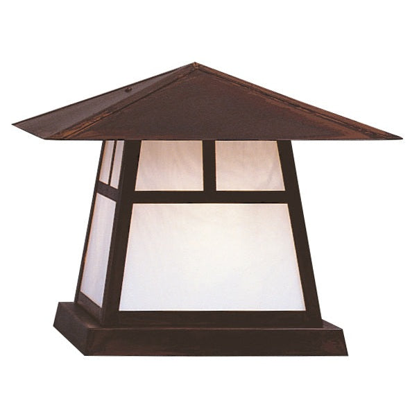 Arroyo - CC-15TWO-BZ - One Light Column Mount - Carmel - Bronze