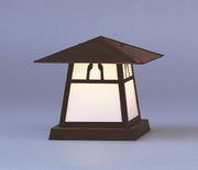 Arroyo - CC-8BWO-BZ - One Light Column Mount - Carmel - Bronze