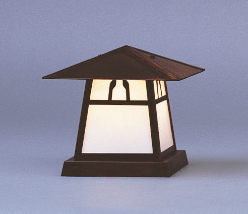 Arroyo - CC-8BWO-BZ - One Light Column Mount - Carmel - Bronze