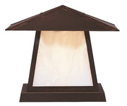 Arroyo - CC-12EWO-BZ - One Light Column Mount - Carmel - Bronze