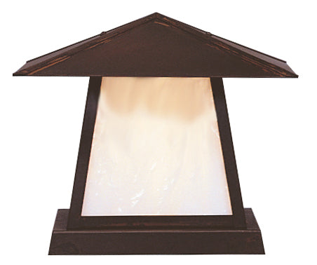 Arroyo - CC-12EWO-BZ - One Light Column Mount - Carmel - Bronze