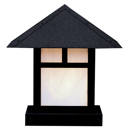 Arroyo - EC-12TWO-BK - One Light Column Mount - Evergreen - Satin Black