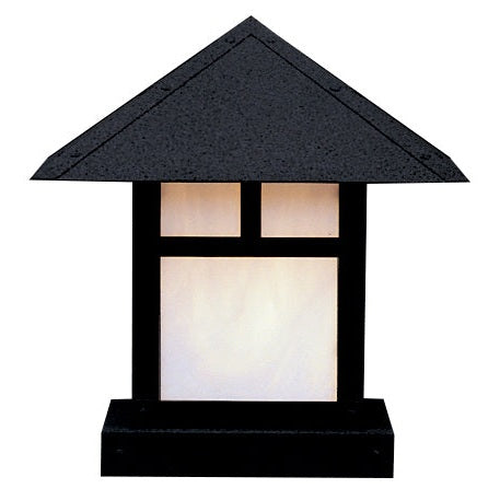 Arroyo - EC-12TWO-BK - One Light Column Mount - Evergreen - Satin Black