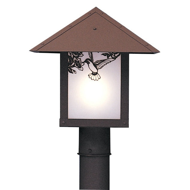 Arroyo - EP-12HFF-RB - One Light Post Mount - Evergreen - Rustic Brown