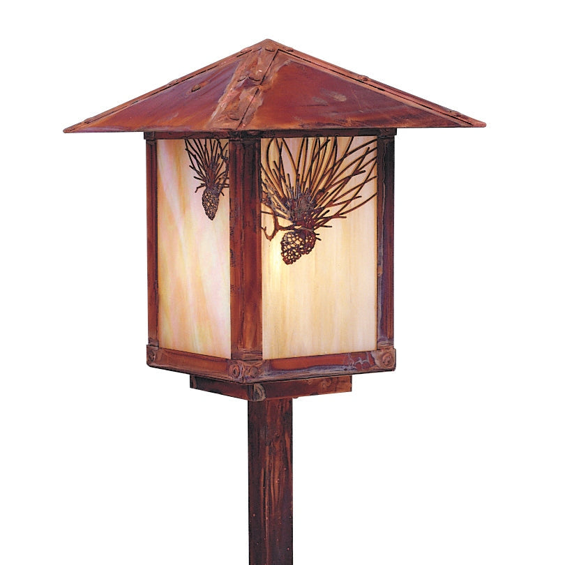 Arroyo - ESP-9PFGW-RC - One Light Landscape - Evergreen - Raw Copper