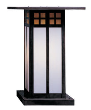 Arroyo - GC-18LGWC-MB - One Light Column Mount - Glasgow - Mission Brown