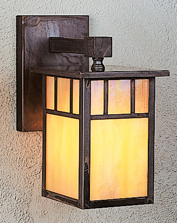 Arroyo - HB-4LWDTGW-MB - One Light Wall Mount - Huntington - Mission Brown